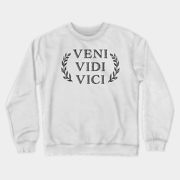 Veni Vidi Vici Winner Crewneck Sweatshirt by AntiqueImages